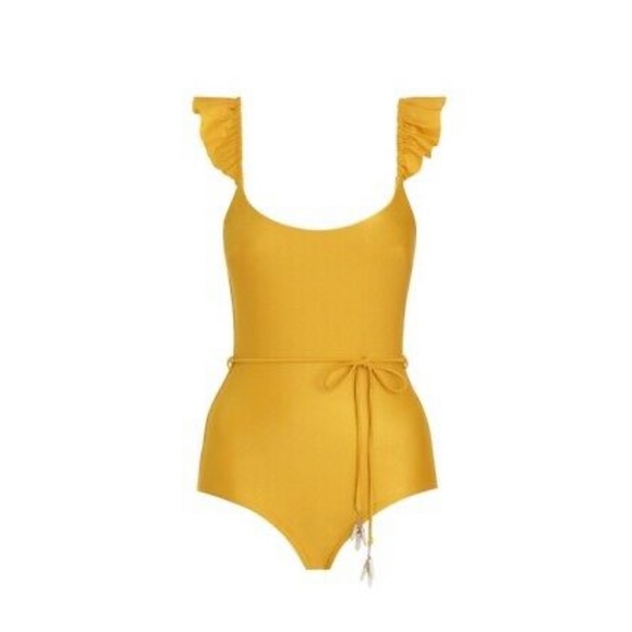 Zimmermann Other - Zimmermann Bonita Frill Shoulder Swimsuit - Size 3